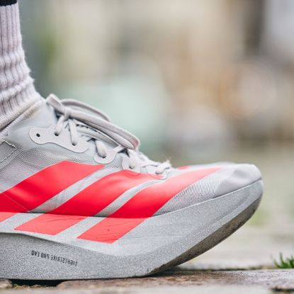 Senior Health Editor Ally Head testing the best carbon plate trainers from New Balance and adidas