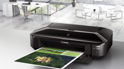 An image of the Canon IX6850 photo printer.