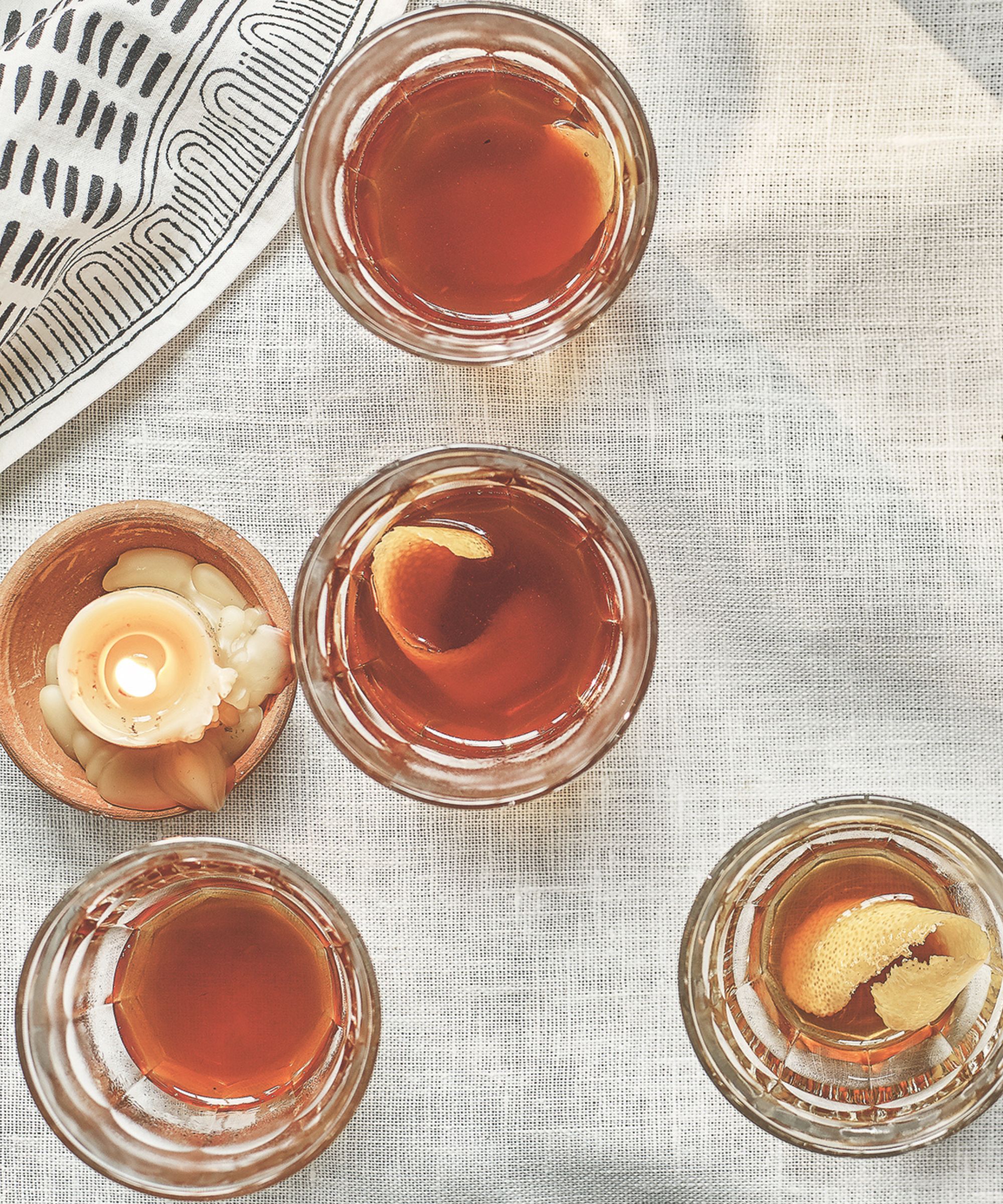 Rum and pear warmer