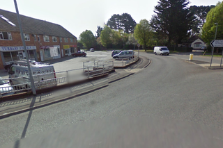 The roundabout on Ringwood Road, toward Turbary Road, where the incident occurred (Google Maps)