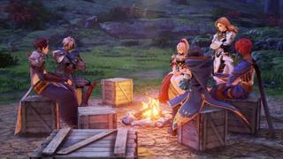 Tales of Arise party at camp
