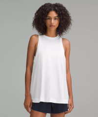 Lululemon Long Cotton Crewneck Tank Top