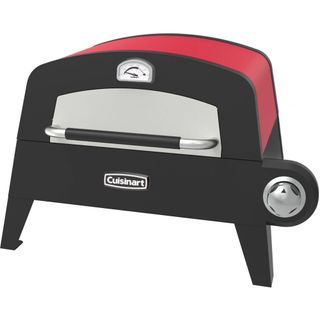 countertop pizza oven red and black 