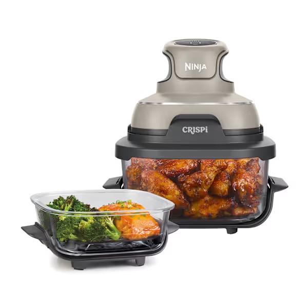 Ninja, Crispi 4-In-1 Portable Glass Air Fryer