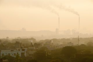 Pollution over New Delhi