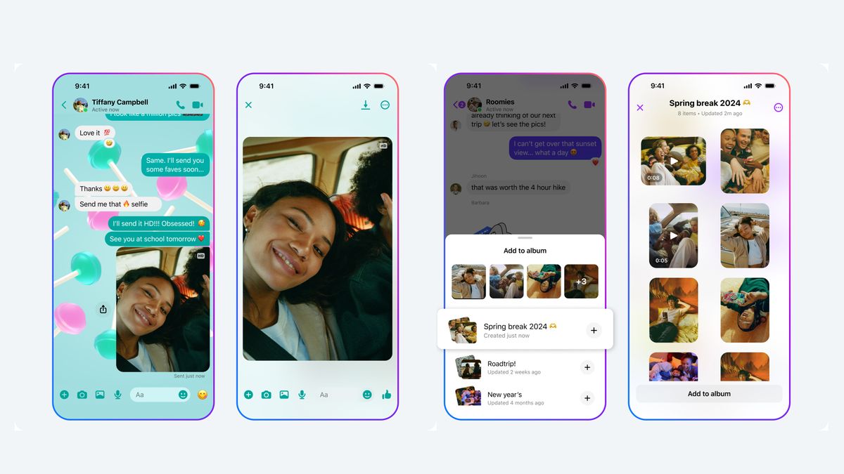 Meta Messenger&#039;s new high-quality photo sharing