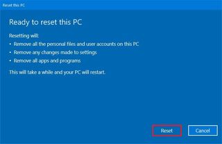 How to reset a Windows 10 PC to factory settings | Windows Central