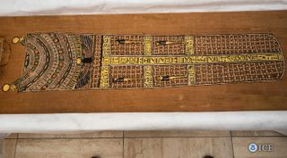 An exquisitely decorated mummy collar, either looted or stolen in Egypt and brought to the United States, was returned to Egypt in November 2016.