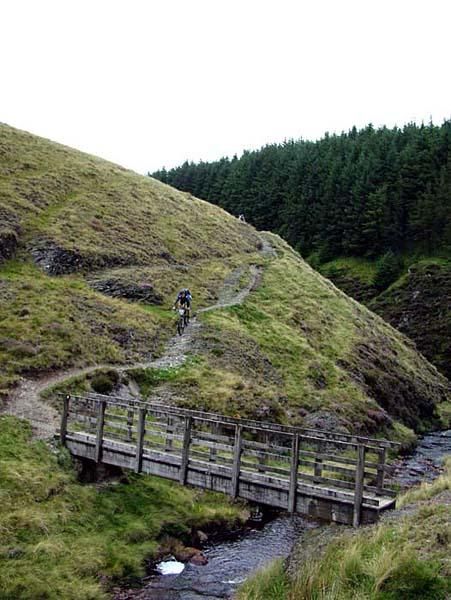 Take this bridge to some singletrack.