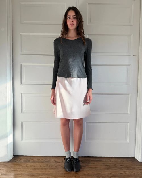 The 90's Bias Mini Skirt 