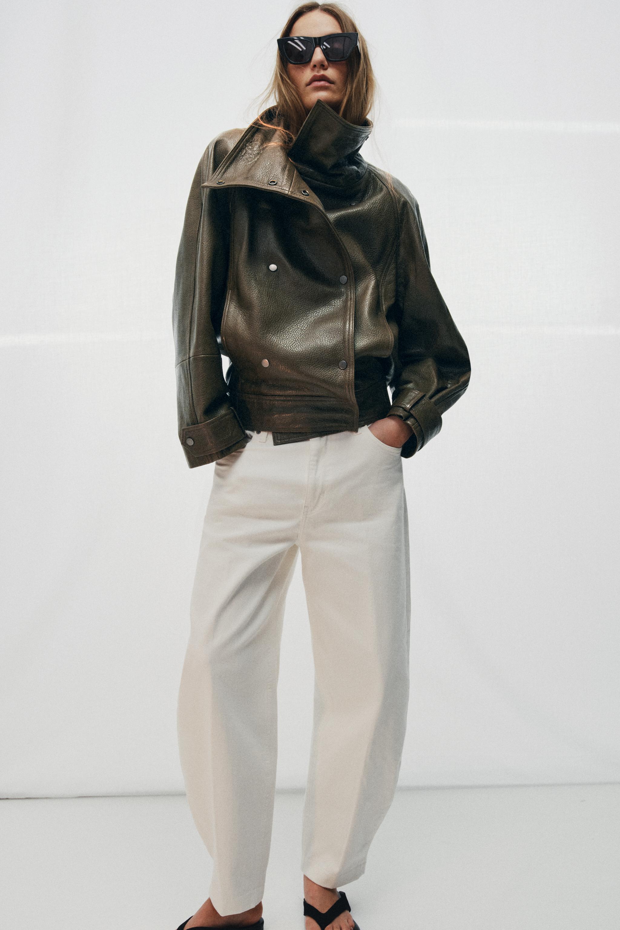 Zw Collection Limited Edition Oversized Leather Jacket