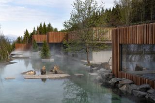 Forest Lagoon geothermal spa in Iceland