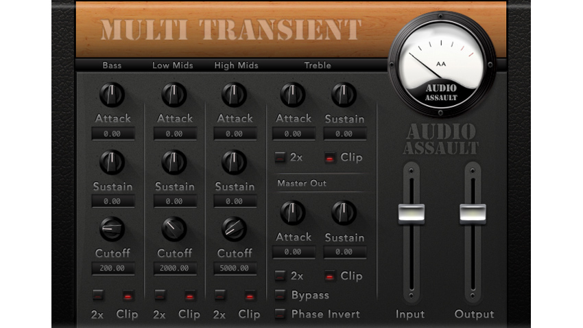 Multi Transient enables you to tweak each band independently.