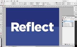 How to create reflective typography in InDesign 