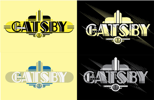 Great Gatsby typography