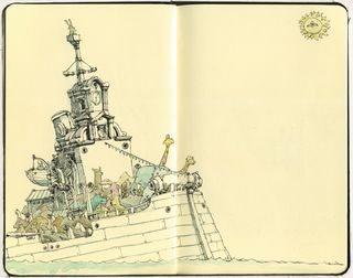 Dip into the sketchbook of Mattias Adolfsson