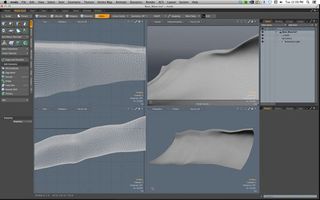 First task is to set the base mesh in Modo