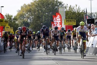 Circus-Wanty Gobert's Danny van Poppel (right) wins the 2020 edition of the Gooikse Pijl, with the organisers announcing a women's edition – the GP Oetingen – to take place in March 2021