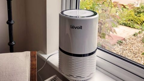 Levoit H132 being tested in writer's home