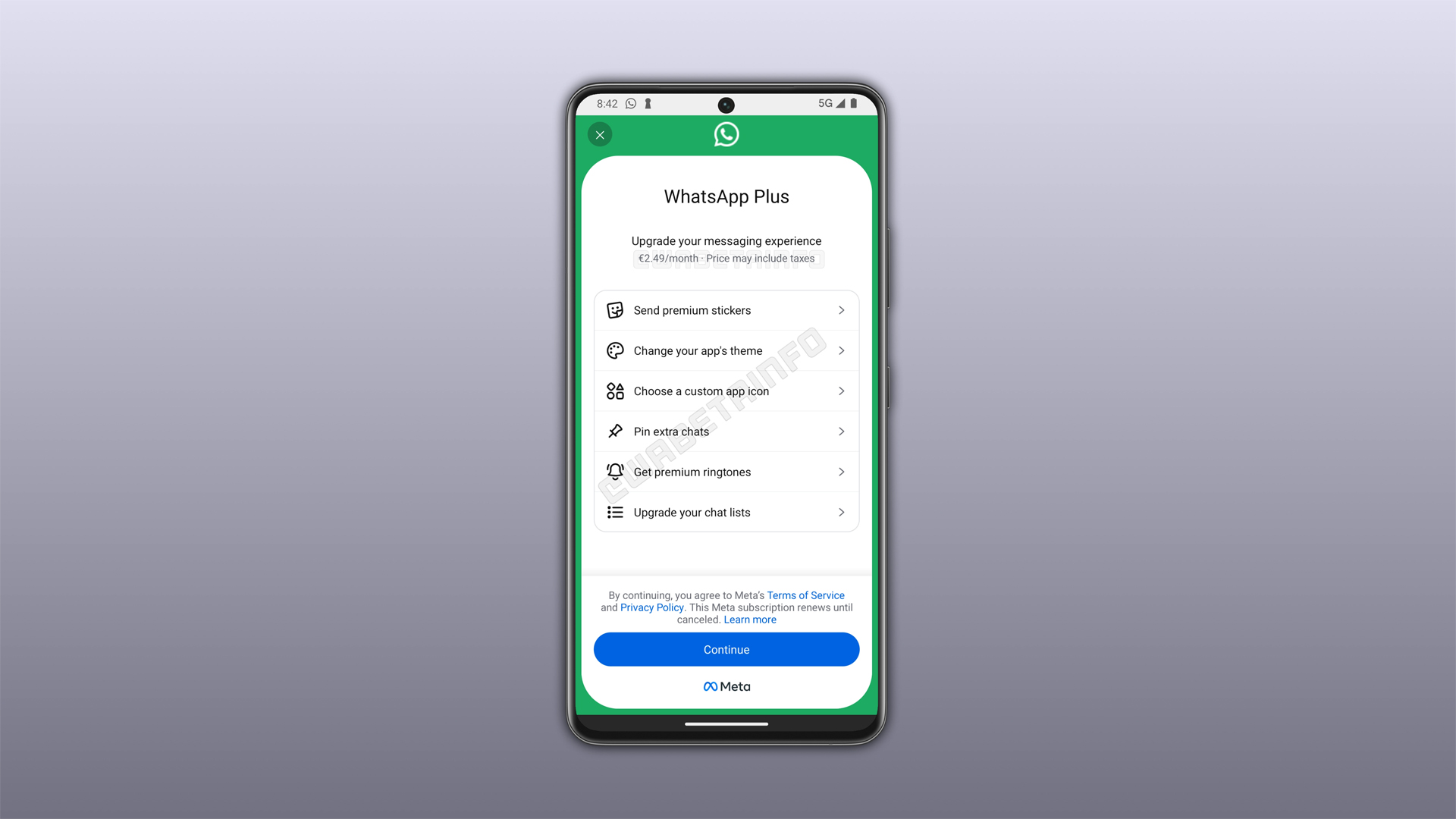 WhatsApp Plus Beta app