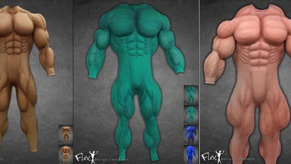 full body muscle suits