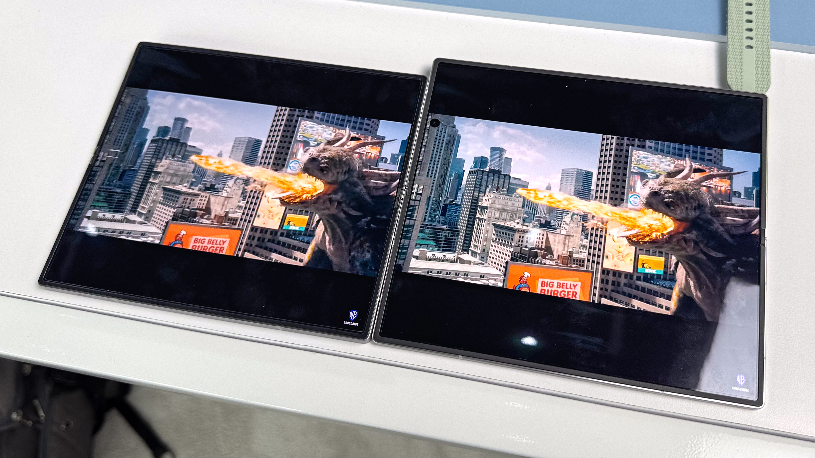 Galaxy Z Fold 7 shown during Samsung hands on event