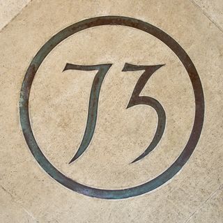 73 number on marble