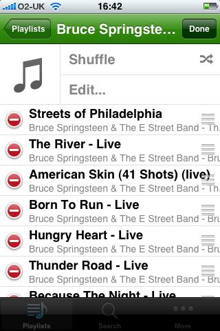 Spotify on iphone