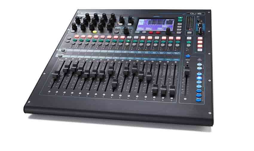 Each input features four-band parametric EQ with additional High Pass Filter, compression and gating