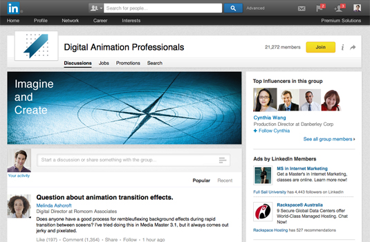 LinkedIn Groups offer a route to discussion on any topic you choose