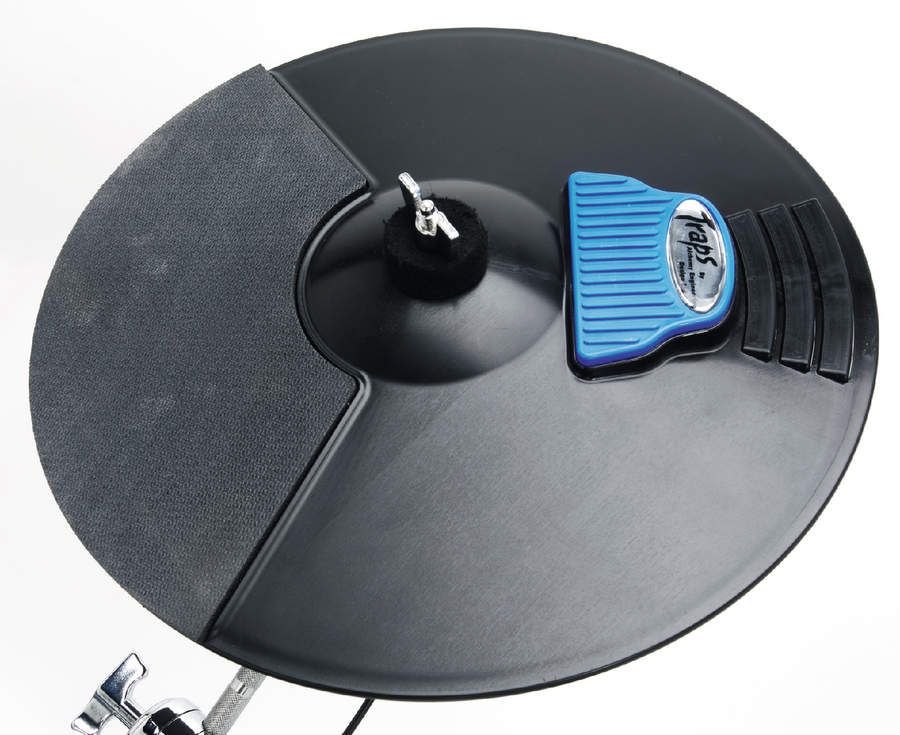 The sizes of the pads mimics those of a traditional acoustic kit, making for a familiar-feeling playing experience