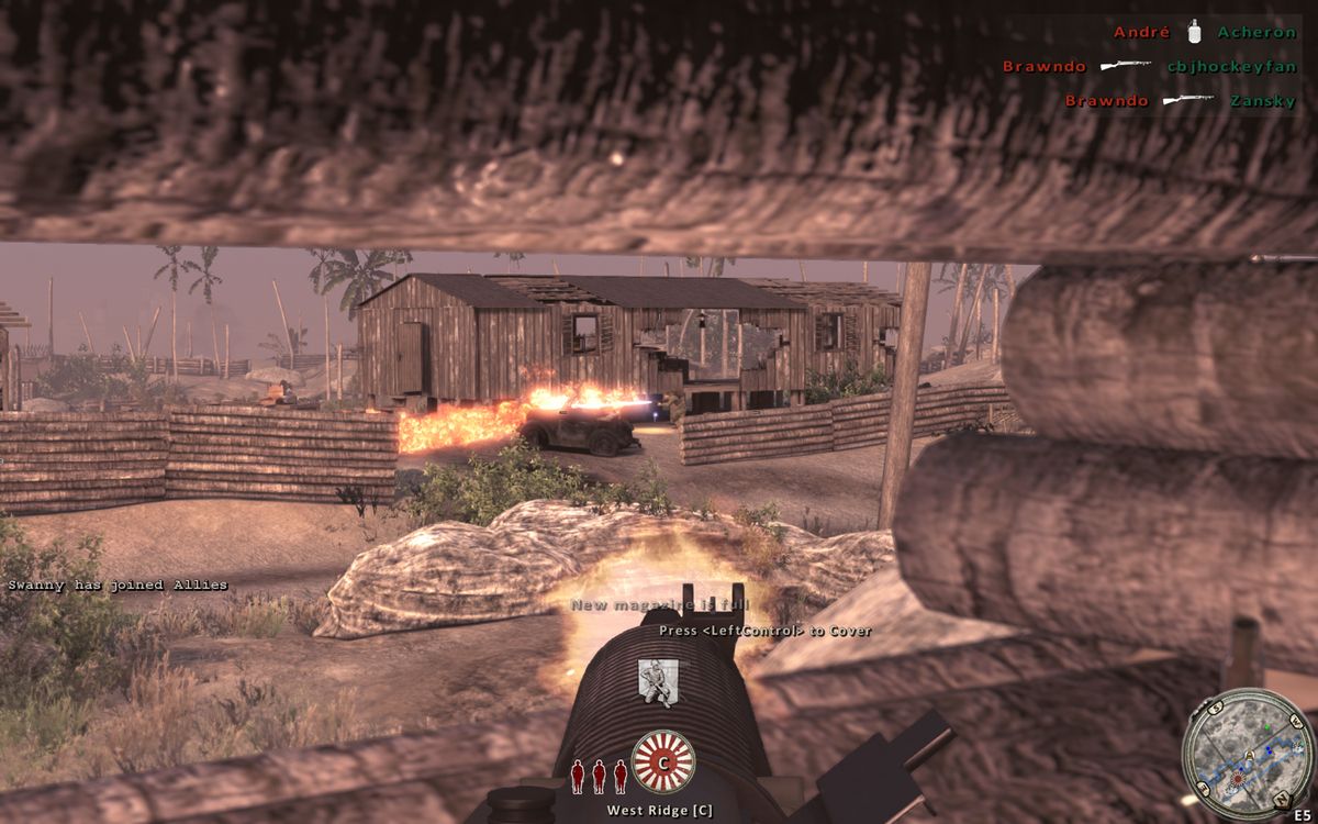 Mg Firing At Flame