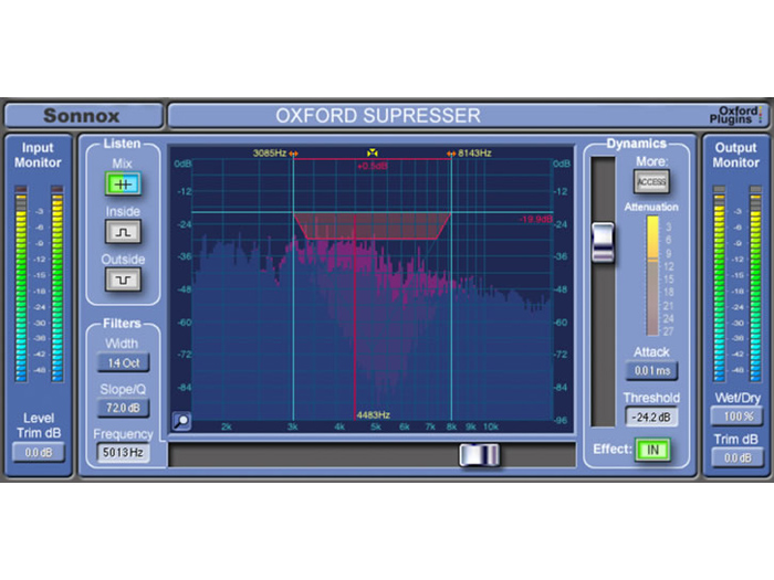 The SuprEsser puts de-essing and EQ in one plug-in.