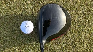 Photo of the Wilson Dynapwr Carbon Driver at address