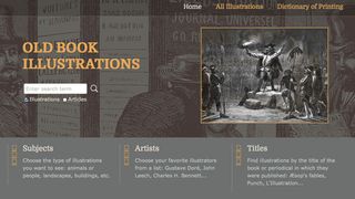 Stock art: Old Book Illustrations home page