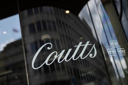 Logo of Coutts bank in London