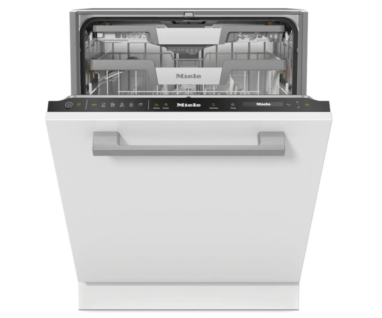Miele G 7650 SCVi AutoDos Obsidian Black large product cut out on white background