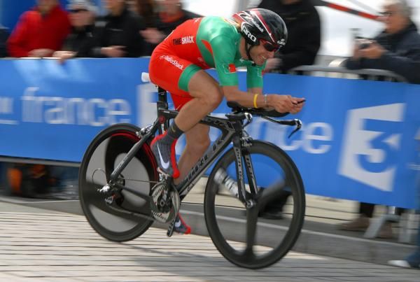 Tiago Machado (Team Radioschack) won the stage in convincing fashion, moving into second overall.