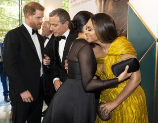 Beyonce and Meghan Markle at The Lion King premiere in London
