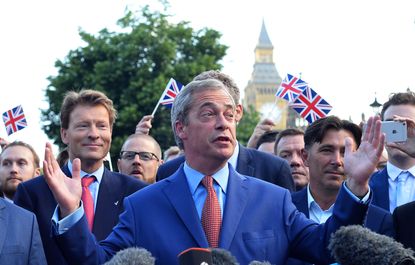 Leave leader Nigel Farage