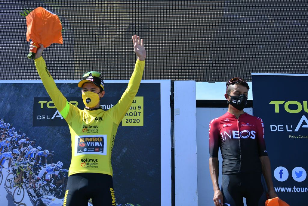 Disappointment for Bernal as Roglic takes the spols