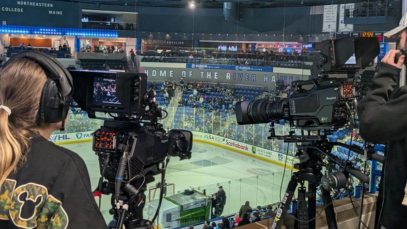 Ikegami camera used to televise a sporting event