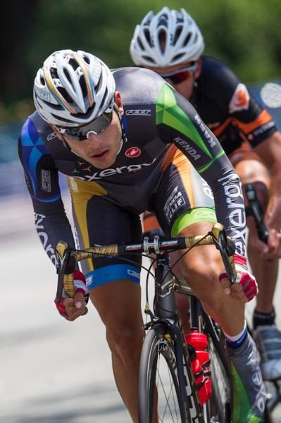 Carlos Alzate (Exergy) rode aggressively the entire day.
