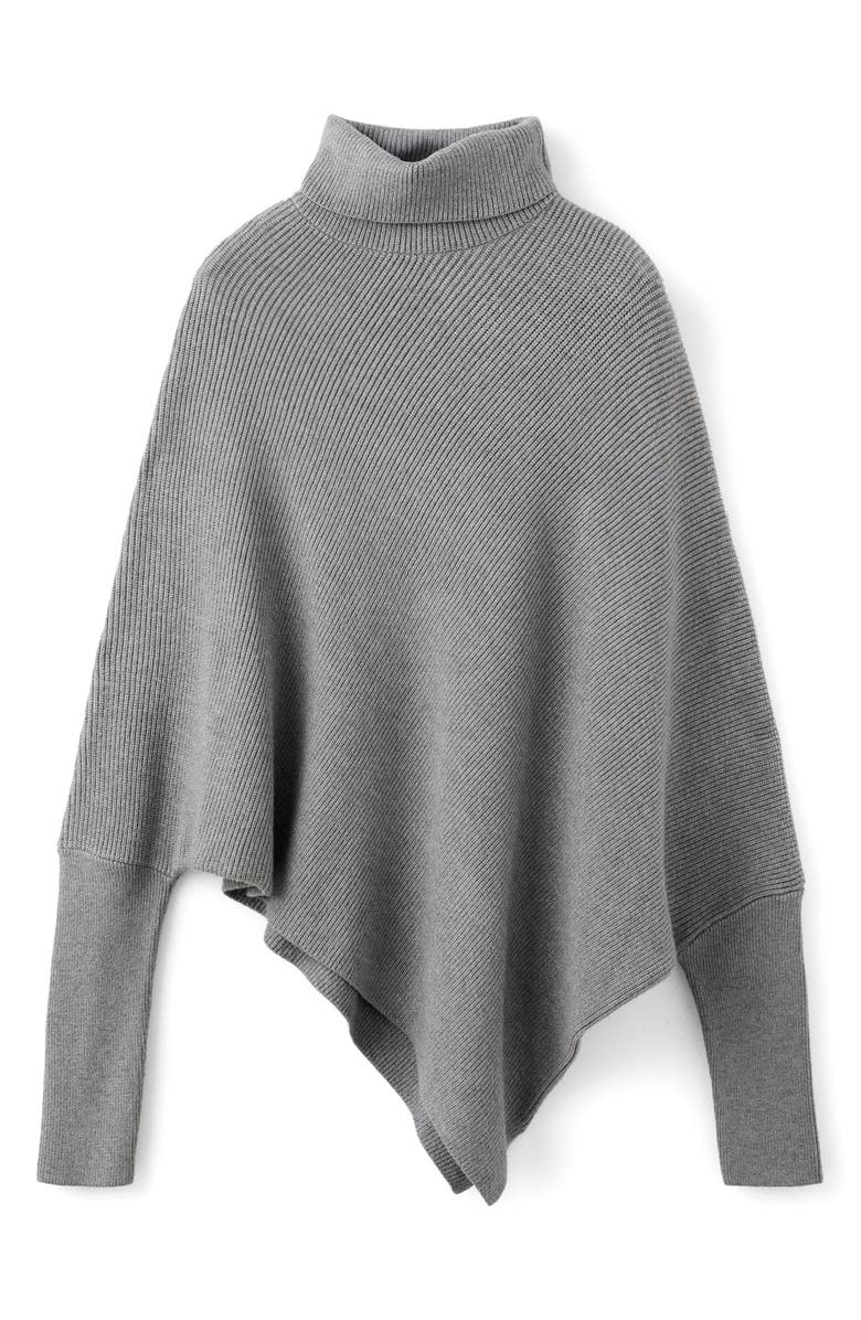 Asymmetric Turtleneck Sweater