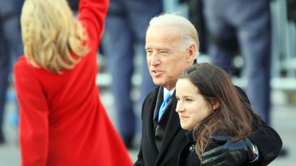 ashley biden joe biden, new york, ny february 07 founder of livelihood, ashley biden and former vice president joe biden attend the gilt x livelihood launch event at spring place on february 7, 2017 in new york city photo by gary gershoffwireimage