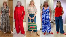 Julie Player wearing over 50 fashion brands