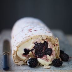 Blackberry Roulade-woman and home