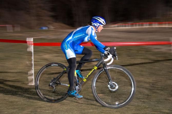 Katerina Nash rode off alone to take the win.