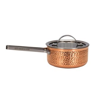 Mjölner hammered copper saucepan with lid