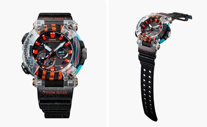 bright G Shock Poison Dart Frogman watch